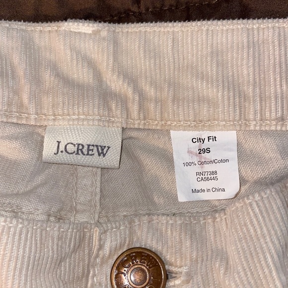 J. Crew skinny leg corduroy pants - Picture 1 of 7